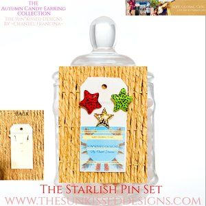 The Star Lish Trio Pin Set by The Sun*Kissed Designs By ~Chantél Francina~